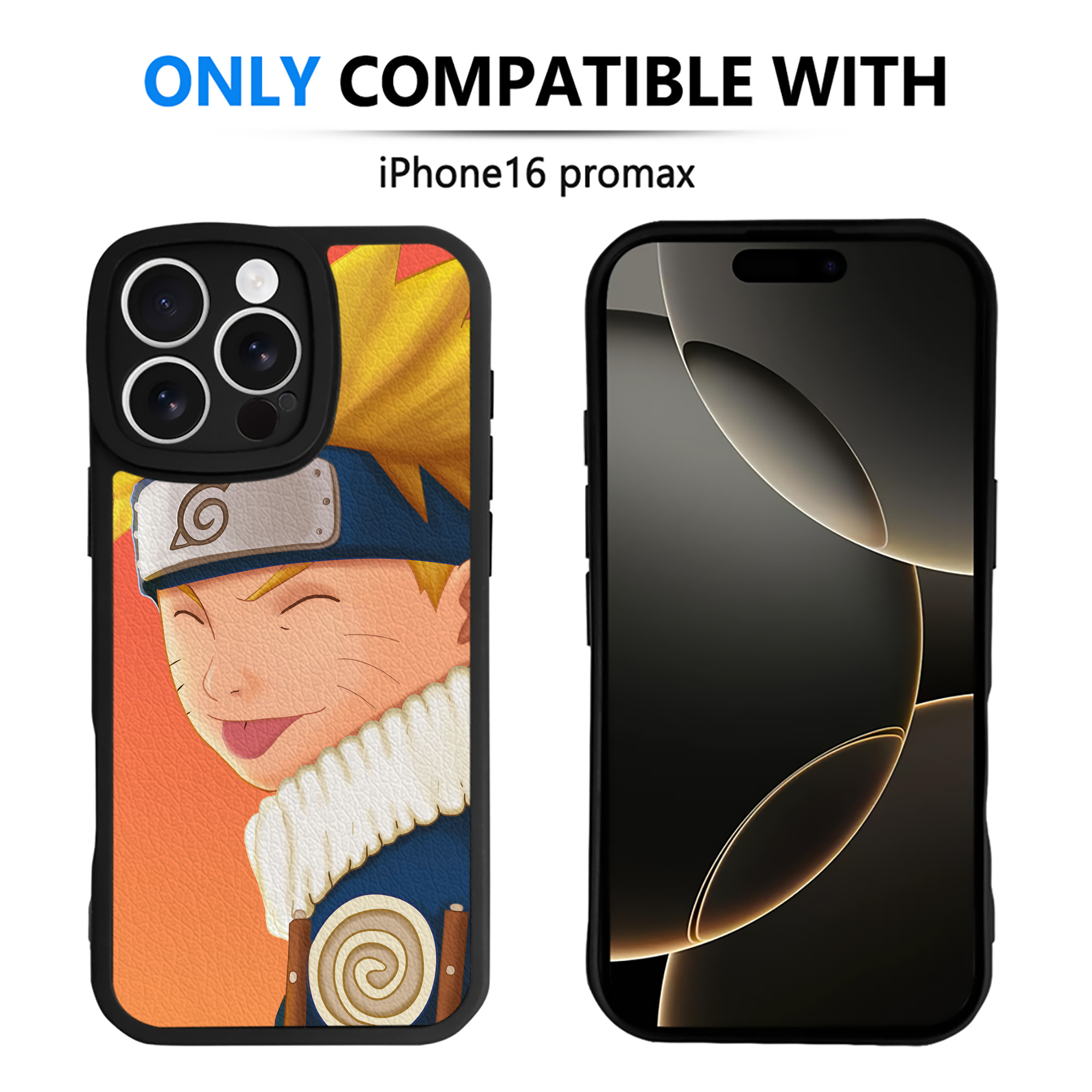 （画像用） NARUTO -ナルト- NARUTO -ナルト- 疾風伝 【iPhone 16シリーズ対応】シリコンスマホケース（レザー調） 材質：シリコン